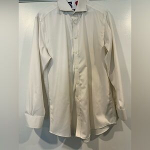 Boon Dash men’s white button down shirt